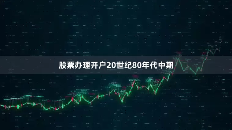 股票办理开户20世纪80年代中期